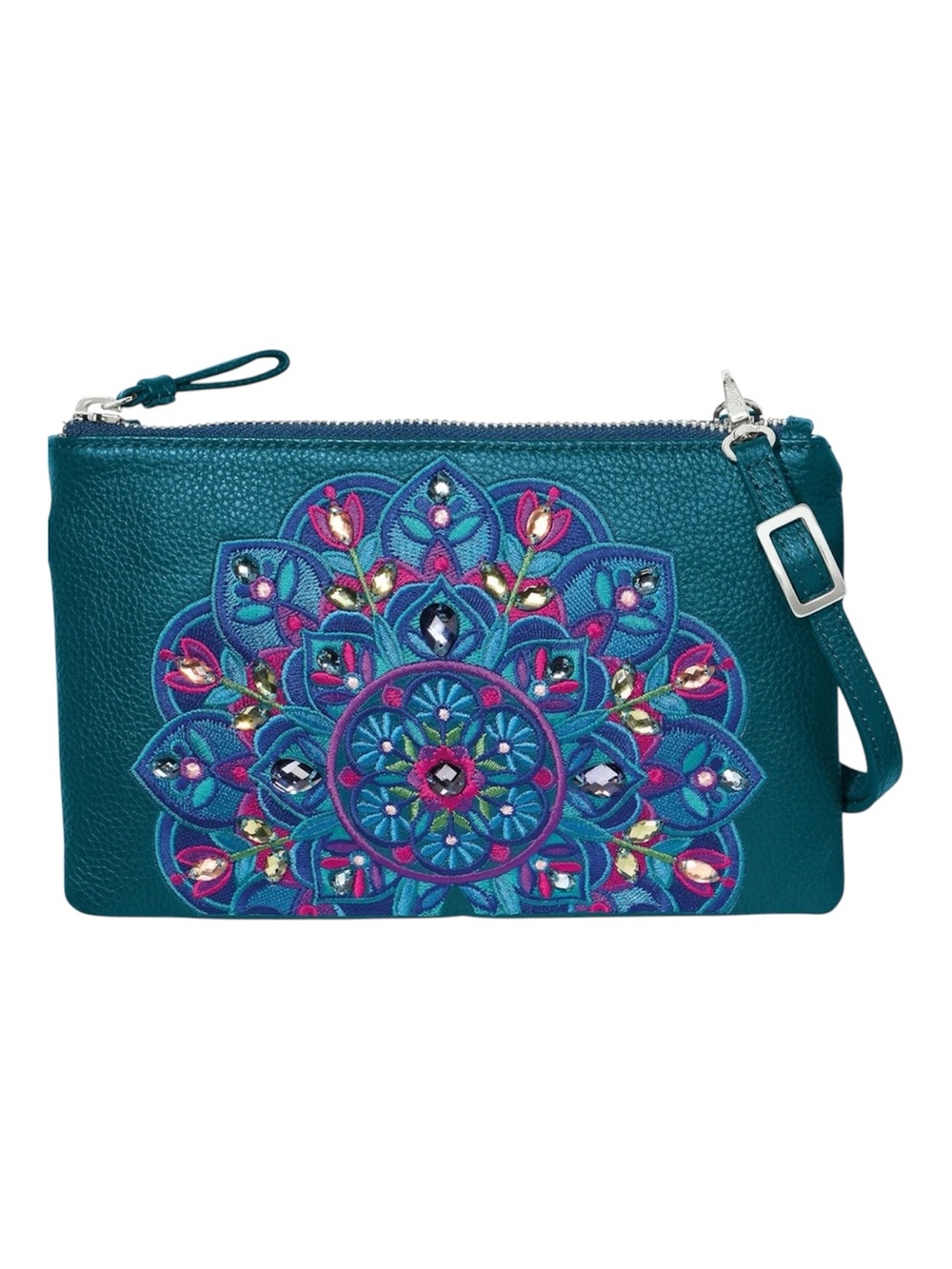 Brighton Journey to India Embroidered Crossbody